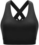 Criss-Cross Back Padded Sports Bra for Women
