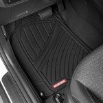 All-Weather Rubber Car Mats with Cargo Liner