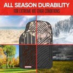 All-Weather Rubber Car Mats with Cargo Liner