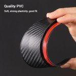 SEAMETAL 2PCS Car Rearview Mirror Rain Eyebrow Carbon Fiber Universal Car Rain Shield Reversing Mirror Rain Cover Car Accessorie
