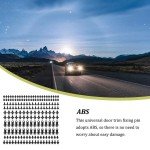 190pcs Auto Fastener Clips Mixed Car Clips 6 Size Retainer Rivet Door Panel Fender Liner Bumper Fender Trim Car Accessories