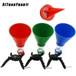 Universal Engine Oil Filling Funnel Set Plastic Adjustable Gasoline Adapters Change Equipment Car Refueling Accessories Tool Kit