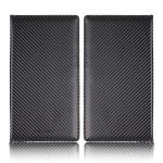 TOURSUIT Car Registration and Insurance Card Holder, Vehicle License Document Glove Box Compartment Organizer, Interior Car Accessories for Women Men Teens (Carbon Fiber Black)