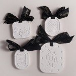 Camellia Plaster Hanging Plate Silicone Mold Wardrobe Car Fragrances Aromatherapy Epxoy Resin Mould DIY Casting Tool