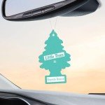 Little Trees Cardboard Hanging Car, Home & Office Air Freshener, Bayside Breeze (Pack of 6)