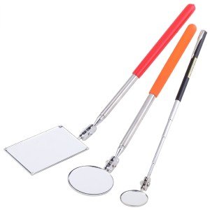 Utility Retractable Telescopic Mirror Car Angle Telescopic Extendible Inspection Mirror Automotive Detection Tool Equipment