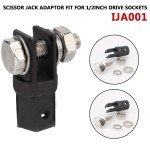Scissor Jack Adapter Jacks Lift Part Equipment Wrench Tool For 1/2 Inch Drive Socket Off Road 4x4 Car Accessories Auto Universal