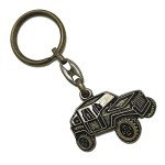 Dual Pack 4x4 Offroad Truck Off Road Car Bigfoot Truck Metal Oxide Color Key Chain Keyring Outdoor Accesory