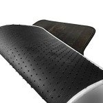 Ambesonne Mushroom Car Mat Set of 4, Mushrooms in Deep Dark Forest Fantasy Nature Theme Earth Path, Front & Back Seat Floor Mat Durable PVC Backing Car Accesory, Pomegranate Green