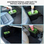 Carbage Can Premium Car Trash Can with Floor Mat Clip and Bag Securement Band | Keep Car Tidy with This 100% Water-Proof Car Trash Bin | Durable Car Garbage Can Suitable for Any Place in Your Vehicle