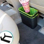 Carbage Can Premium Car Trash Can with Floor Mat Clip and Bag Securement Band | Keep Car Tidy with This 100% Water-Proof Car Trash Bin | Durable Car Garbage Can Suitable for Any Place in Your Vehicle
