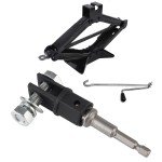 Car Jacks Lifting Equipment Scissor Jack Adapter Rod 1/2 Inch Wrench Tools Auto Accessories Use with Electric drill Drive Impact