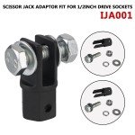 Car Jacks Lifting Equipment Scissor Jack Adapter Rod 1/2 Inch Wrench Tools Auto Accessories Use with Electric drill Drive Impact