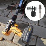 Car Jacks Lifting Equipment Scissor Jack Adapter Rod 1/2 Inch Wrench Tools Auto Accessories Use with Electric drill Drive Impact