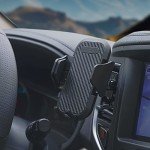 LAX Gadgets Cell Phone Holder Car, Phone Car Mount, Car Vent Phone Mount, Cradle-Type Phone Car Holder, Cellphone Holder for Car Vent, Car Mount with Air Vent Phone Clip, Phone Stand for Car