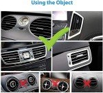 Beam Electronics Car Phone Holder Mount, Phone Car Air Vent Mount Holder Cradle Compatible for iPhone 12 11 Pro Max XS XS XR X 8+ 7+ SE 6s 6+ 5s 4 Samsung Galaxy S4-S10 LG Nexus Nokia