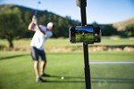 Golf Gadgets® - Swing Recording System | Golf Cart or Pull Cart Mount for Smartphone. Compatible with iPhones, Samsung Galaxy, HTC, Any Phone. (Bar Mount)