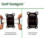 Golf Gadgets® - Swing Recording System | Golf Cart or Pull Cart Mount for Smartphone. Compatible with iPhones, Samsung Galaxy, HTC, Any Phone. (Bar Mount)