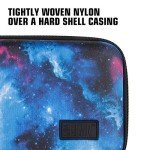 USA GEAR Hard Shell Electronic Organizer Travel Case 7.5 Inch - GPS Cases with Accessory Pocket and Water Resistant Exterior Compatible with Garmin GPS, Chargers, and More Electronics - Galaxy