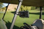 Golf Gadgets® - Swing Recording System | Golf Cart or Pull Cart Mount for Smartphone. Compatible with iPhones, Samsung Galaxy, HTC, Any Phone. (Bar Mount)