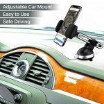 LAX Gadgets Phone Mount for Car, Cell Phone Holder Car, Phone Holder for Car, Car Phone Holder Mount, Phone Car Mount, Windshield Phone Mount for Car, Car Phone Holders, Car Mount for Phone