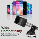 LAX Gadgets Phone Mount for Car, Cell Phone Holder Car, Phone Holder for Car, Car Phone Holder Mount, Phone Car Mount, Windshield Phone Mount for Car, Car Phone Holders, Car Mount for Phone