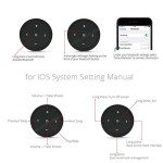 YuYue Electronic Wireless Bluetooth Media Button Remote Selfie Control Car Motorcycle Steering Wheel Music for iPhone or Android with Mount