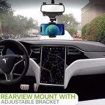 LAX Gadgets Window Phone Mount for Car, Car Phone Holder Mount with Flexible Gooseneck, Cell Phone Holder Car with Suction Cup for Windshield or Dashboard, Car Phone Mount, Phone Stand for Car & Truck