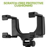 LAX Gadgets Window Phone Mount for Car, Car Phone Holder Mount with Flexible Gooseneck, Cell Phone Holder Car with Suction Cup for Windshield or Dashboard, Car Phone Mount, Phone Stand for Car & Truck