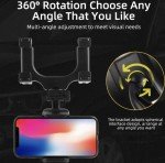 LAX Gadgets Window Phone Mount for Car, Car Phone Holder Mount with Flexible Gooseneck, Cell Phone Holder Car with Suction Cup for Windshield or Dashboard, Car Phone Mount, Phone Stand for Car & Truck