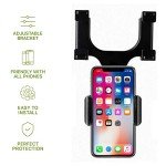 LAX Gadgets Window Phone Mount for Car, Car Phone Holder Mount with Flexible Gooseneck, Cell Phone Holder Car with Suction Cup for Windshield or Dashboard, Car Phone Mount, Phone Stand for Car & Truck