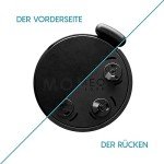 MoMag Mini Universal Mobile Phone Holder Magnet for Fabric & Textiles - Mobile Phone Holder Gadget for Bed, Car Back Seat, Headrest, Backpack - Mobile Phone Holder Car Magnet - Includes Metal Plate