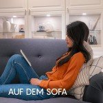 MoMag Mini Universal Mobile Phone Holder Magnet for Fabric & Textiles - Mobile Phone Holder Gadget for Bed, Car Back Seat, Headrest, Backpack - Mobile Phone Holder Car Magnet - Includes Metal Plate