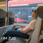 MoMag Mini Universal Mobile Phone Holder Magnet for Fabric & Textiles - Mobile Phone Holder Gadget for Bed, Car Back Seat, Headrest, Backpack - Mobile Phone Holder Car Magnet - Includes Metal Plate