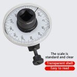 Calibrated Torque Wrench Torquemeter Dial Hand Tool for Auto Service Automotive Garage Equipment Degree Calibration Car Repairin