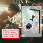 Calibrated Torque Wrench Torquemeter Dial Hand Tool for Auto Service Automotive Garage Equipment Degree Calibration Car Repairin