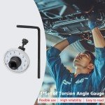 Calibrated Torque Wrench Torquemeter Dial Hand Tool for Auto Service Automotive Garage Equipment Degree Calibration Car Repairin