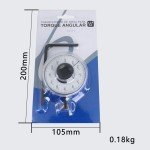 Calibrated Torque Wrench Torquemeter Dial Hand Tool for Auto Service Automotive Garage Equipment Degree Calibration Car Repairin