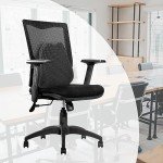 LARROUS Lumbar Support Pillow for Car and Office Chair, Back Support Pillow for Car Seat, Memory Foam Back Cushion for Low Back Support and Pain Relief (Black)