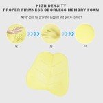 LARROUS Lumbar Support Pillow for Car and Office Chair, Back Support Pillow for Car Seat, Memory Foam Back Cushion for Low Back Support and Pain Relief (Black)