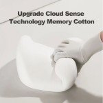 Car Neck Cushion Memory Foam Protective Lumbar Back Support Breathable Universal Car Headrest Pillow Car Supplies