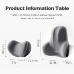 Car Neck Cushion Memory Foam Protective Lumbar Back Support Breathable Universal Car Headrest Pillow Car Supplies