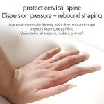 Car Lumbar Back Support Headrest Neck Pillow Memory Foam Lumbar Pillow Universal Soft Neck Pillows Cushion Car Seat Cushion