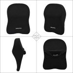 Car Lumbar Back Support Headrest Neck Pillow Memory Foam Lumbar Pillow Universal Soft Neck Pillows Cushion Car Seat Cushion