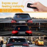 Car Accessories for Men, Car Middle Finger Light with Remote - Give The Bird & Wave & Love to Drivers - Ideal Gift Car Accessory, Truck Accessories, Finger Flicker Car Led Signs for Men and Women