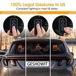 Car Accessories for Men, Car Middle Finger Light with Remote - Give The Bird & Wave & Love to Drivers - Ideal Gift Car Accessory, Truck Accessories, Finger Flicker Car Led Signs for Men and Women