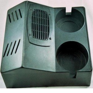 Workman CB Radio Hump Mount With Speaker and Cup Holders, Model: , Gadget & Electronics Store