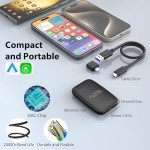 3 in 1 Wireless Carplay, Wireless Carplay and Android Auto with Built in Netflix YouTube Support TF Card, Video Box Plug & Play, Dongle for Factory Wired CarPlay Cars from 2015& iOS10+