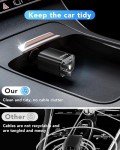 [2025 Ultra-Compact] Retractable Car Charger 4 in 1, 69W Car Phone Charger Compatible with iPhone 16 Car Charger Fast Charging, Car Accessories, Car Charger Adapter for iPhone 16/15/14/13/Galaxy