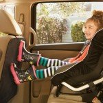 Munchkin® Back Seat Cover for Kids, Deluxe Kick Mats™ Car Seat Protector, Black, 2 Pack